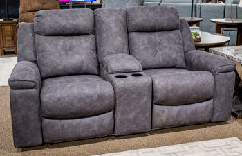 Brysonview Reclining Loveseat with Console - Casa Morelos / Coahuila Furniture (Oklahoma City, OK)