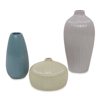 Eiderman Vase (Set of 3) - Casa Morelos / Coahuila Furniture (Oklahoma City, OK)