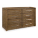 Baskinger Dresser and Mirror - Casa Morelos / Coahuila Furniture (Oklahoma City, OK)