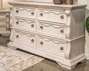 Bruchandi Dresser and Mirror - Casa Morelos / Coahuila Furniture (Oklahoma City, OK)