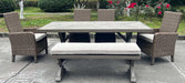 Laguna Heights Outdoor Dining Table - Casa Morelos / Coahuila Furniture (Oklahoma City, OK)