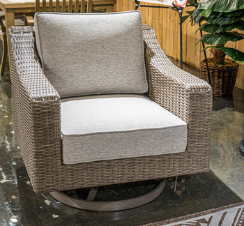 Laguna Heights Swivel Lounge with Cushion - Casa Morelos / Coahuila Furniture (Oklahoma City, OK)