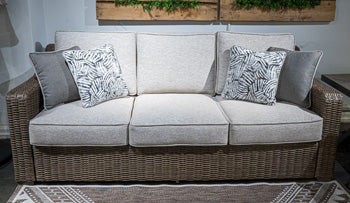 Laguna Heights Outdoor Sofa with Cushion - Casa Morelos / Coahuila Furniture (Oklahoma City, OK)