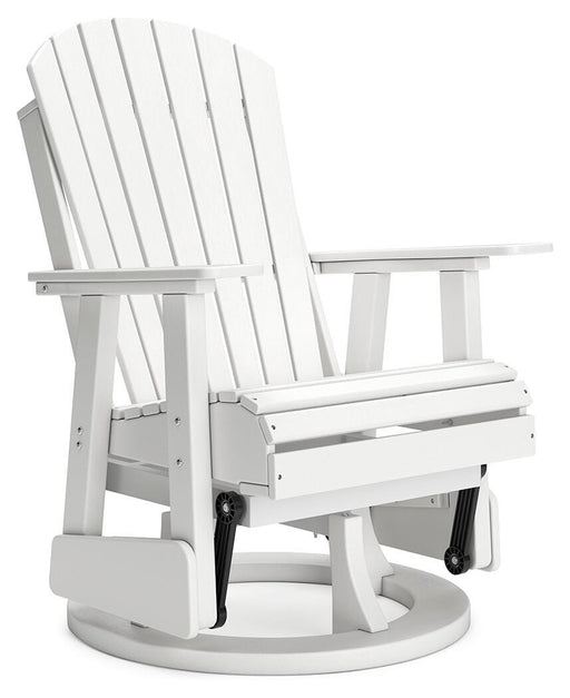 Hyland wave Outdoor Swivel Glider Chair - Casa Morelos / Coahuila Furniture (Oklahoma City, OK)