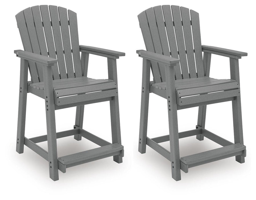 Sanctuary Beach Outdoor Counter Height Bar Stool (Set of 2) - Casa Morelos / Coahuila Furniture (Oklahoma City, OK)