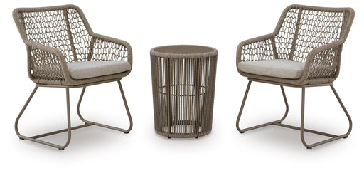 Majors Beach Outdoor Table and 2 Chairs - Casa Morelos / Coahuila Furniture (Oklahoma City, OK)