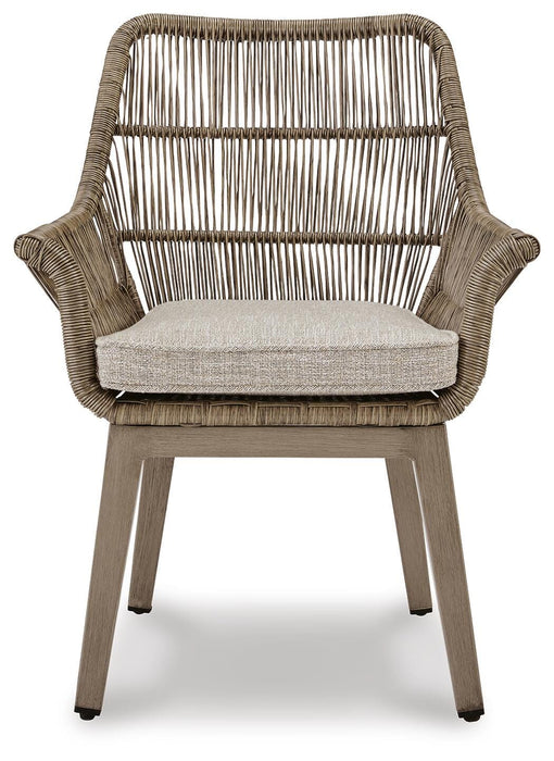 Beach Front Arm Chair with Cushion (Set of 2) - Casa Morelos / Coahuila Furniture (Oklahoma City, OK)