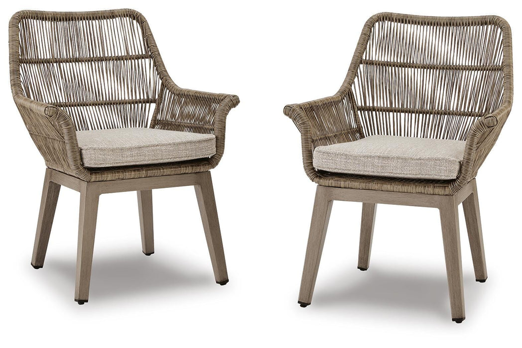 Beach Front Arm Chair with Cushion (Set of 2) - Casa Morelos / Coahuila Furniture (Oklahoma City, OK)