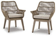 Beach Front Arm Chair with Cushion (Set of 2) - Casa Morelos / Coahuila Furniture (Oklahoma City, OK)
