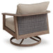 Harmony Headlands Outdoor Swivel Lounge with Cushion - Casa Morelos / Coahuila Furniture (Oklahoma City, OK)