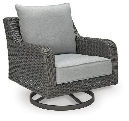 Elite Park Outdoor Swivel Lounge with Cushion - Casa Morelos / Coahuila Furniture (Oklahoma City, OK)