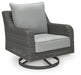 Elite Park Outdoor Swivel Lounge with Cushion - Casa Morelos / Coahuila Furniture (Oklahoma City, OK)