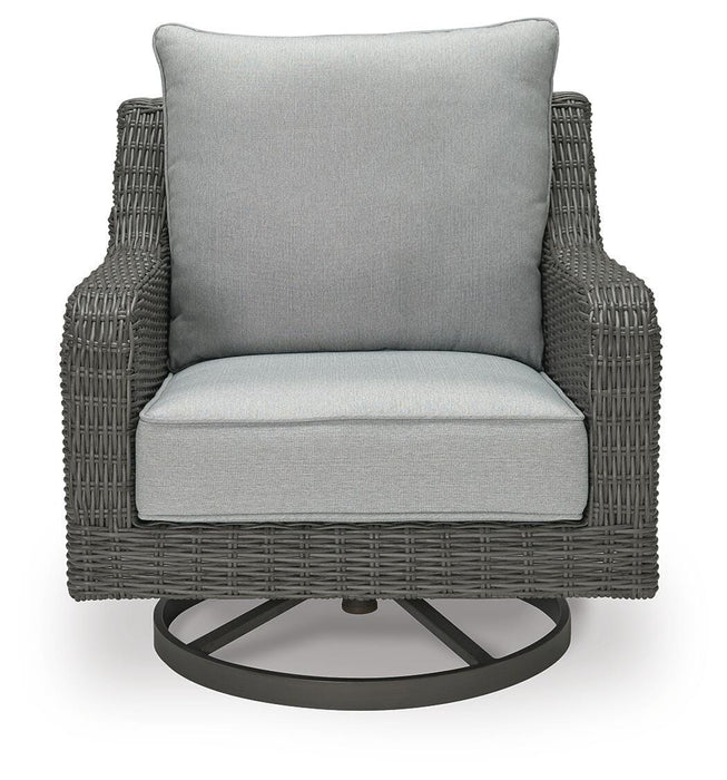 Elite Park Outdoor Swivel Lounge with Cushion - Casa Morelos / Coahuila Furniture (Oklahoma City, OK)