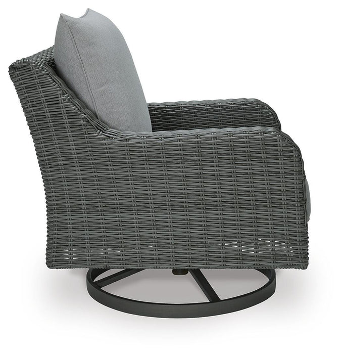Elite Park Outdoor Swivel Lounge with Cushion - Casa Morelos / Coahuila Furniture (Oklahoma City, OK)