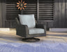 Elite Park Outdoor Swivel Lounge with Cushion - Casa Morelos / Coahuila Furniture (Oklahoma City, OK)