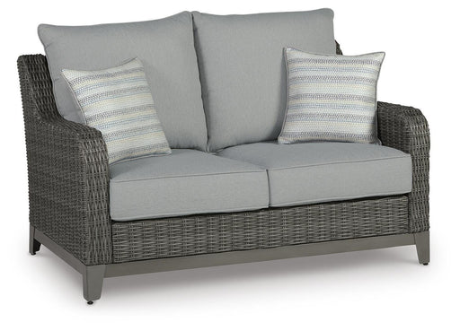 Elite Park Outdoor Loveseat with Cushion - Casa Morelos / Coahuila Furniture (Oklahoma City, OK)