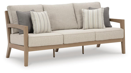 Hallow Creek Outdoor Sofa with Cushion - Casa Morelos / Coahuila Furniture (Oklahoma City, OK)