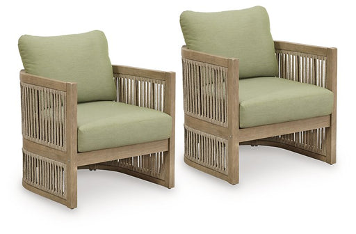 Serena Shores Outdoor Lounge Chair (Set of 2) - Casa Morelos / Coahuila Furniture (Oklahoma City, OK)