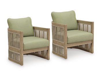 Serena Shores Outdoor Lounge Chair (Set of 2) - Casa Morelos / Coahuila Furniture (Oklahoma City, OK)