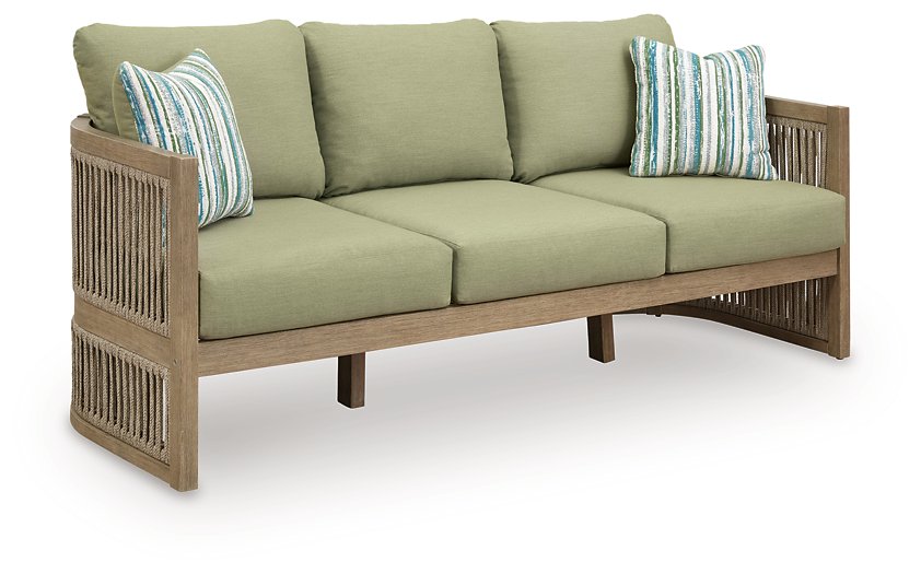 Serena Shores Outdoor Sofa with Cushion - Casa Morelos / Coahuila Furniture (Oklahoma City, OK)
