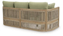 Serena Shores Outdoor Sofa with Cushion - Casa Morelos / Coahuila Furniture (Oklahoma City, OK)
