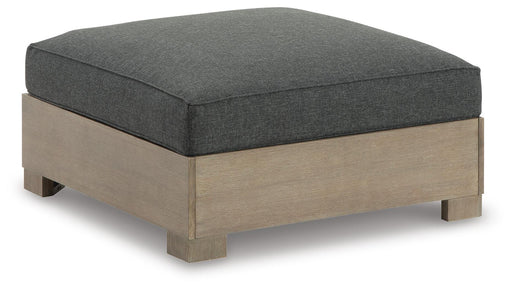 Citrine Park Outdoor Ottoman with Cushion - Casa Morelos / Coahuila Furniture (Oklahoma City, OK)