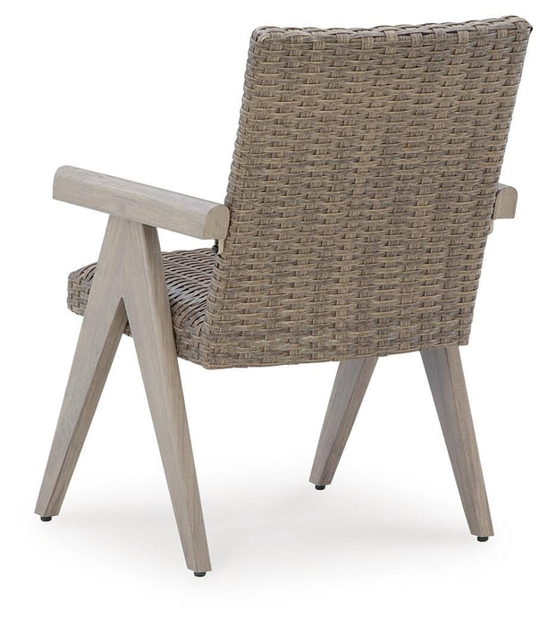 Cliff Trails Outdoor Arm Chair (Set of 2) - Casa Morelos / Coahuila Furniture (Oklahoma City, OK)