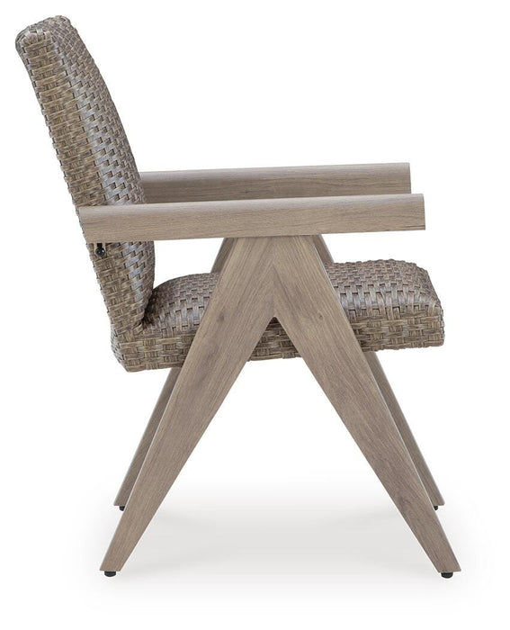 Cliff Trails Outdoor Arm Chair (Set of 2) - Casa Morelos / Coahuila Furniture (Oklahoma City, OK)
