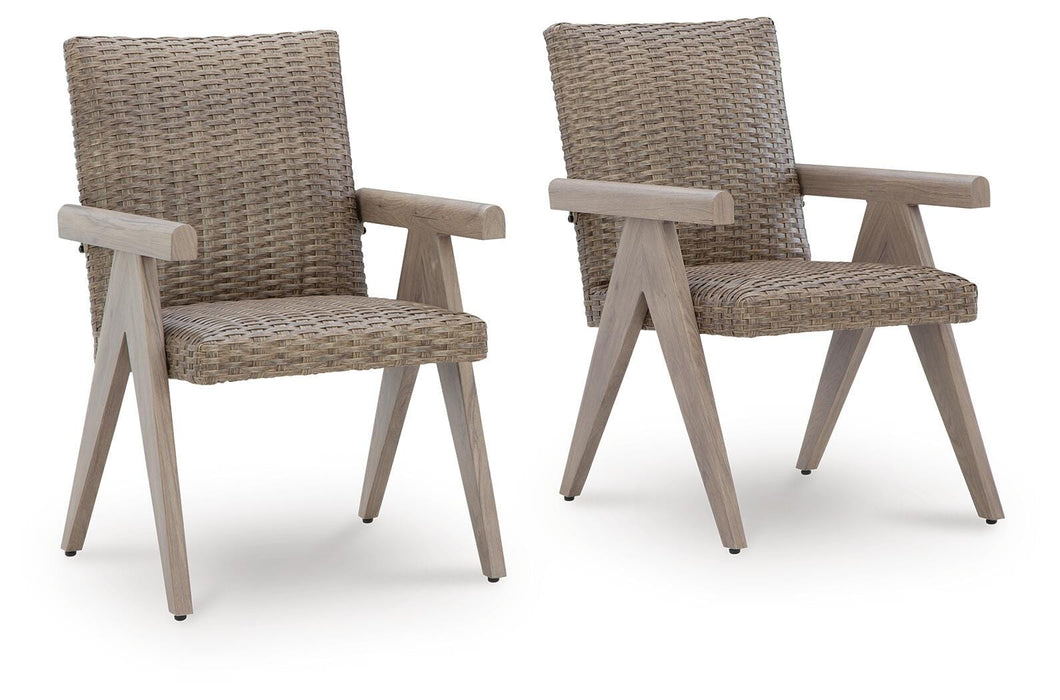 Cliff Trails Outdoor Arm Chair (Set of 2) - Casa Morelos / Coahuila Furniture (Oklahoma City, OK)