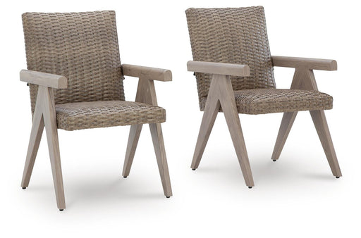 Cliff Trails Outdoor Arm Chair (Set of 2) - Casa Morelos / Coahuila Furniture (Oklahoma City, OK)