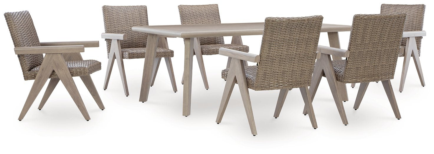 Cliff Trails Outdoor Dining Package - Casa Morelos / Coahuila Furniture (Oklahoma City, OK)