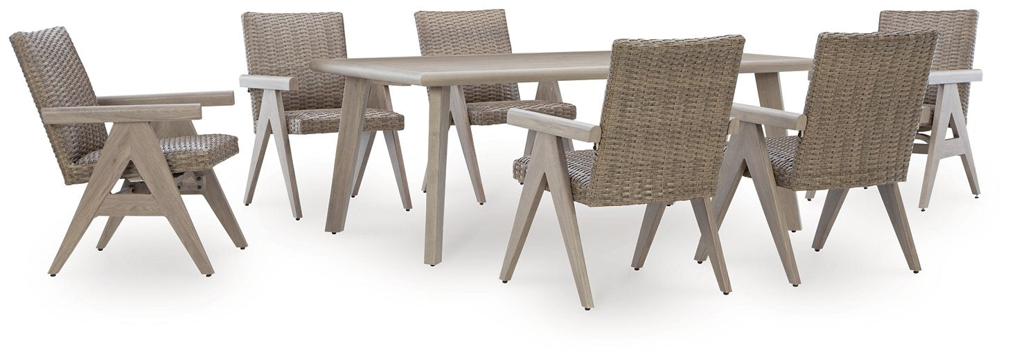 Cliff Trails Outdoor Dining Package - Casa Morelos / Coahuila Furniture (Oklahoma City, OK)
