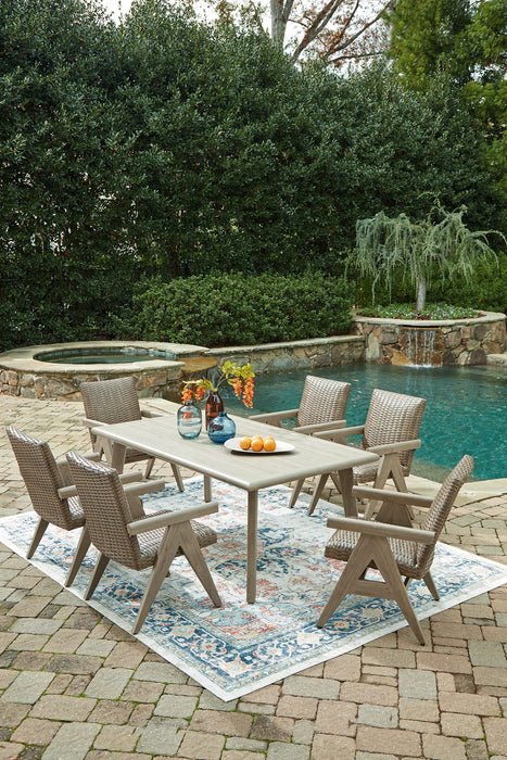 Cliff Trails Outdoor Dining Package - Casa Morelos / Coahuila Furniture (Oklahoma City, OK)