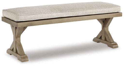 Beachcroft Outdoor Bench with Cushion - Casa Morelos / Coahuila Furniture (Oklahoma City, OK)