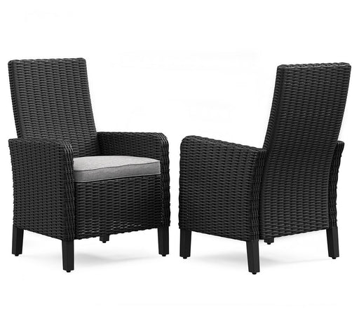 Beachcroft Outdoor Arm Chair with Cushion (Set of 2) - Casa Morelos / Coahuila Furniture (Oklahoma City, OK)