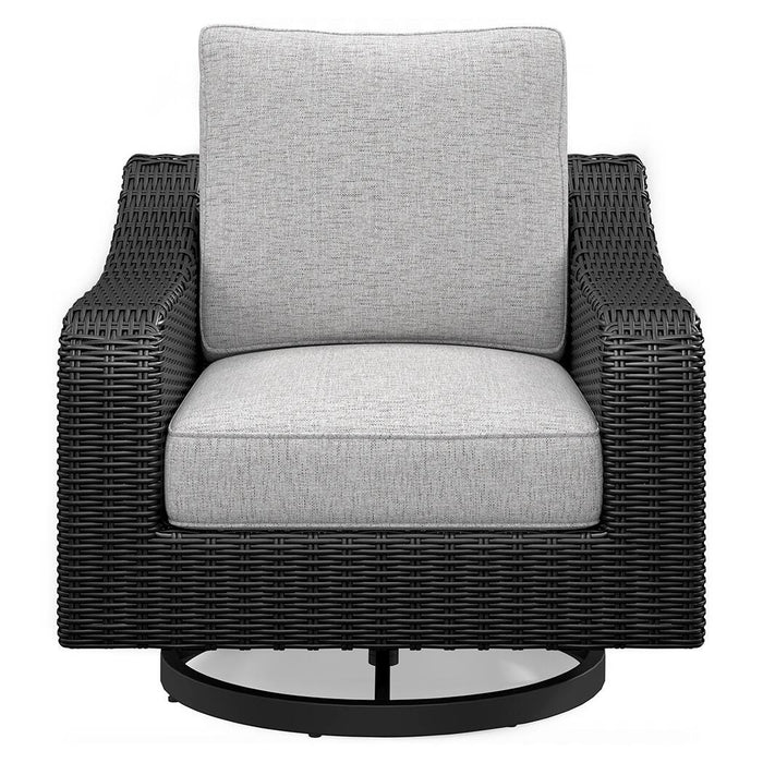 Beachcroft Outdoor Swivel Lounge with Cushion - Casa Morelos / Coahuila Furniture (Oklahoma City, OK)