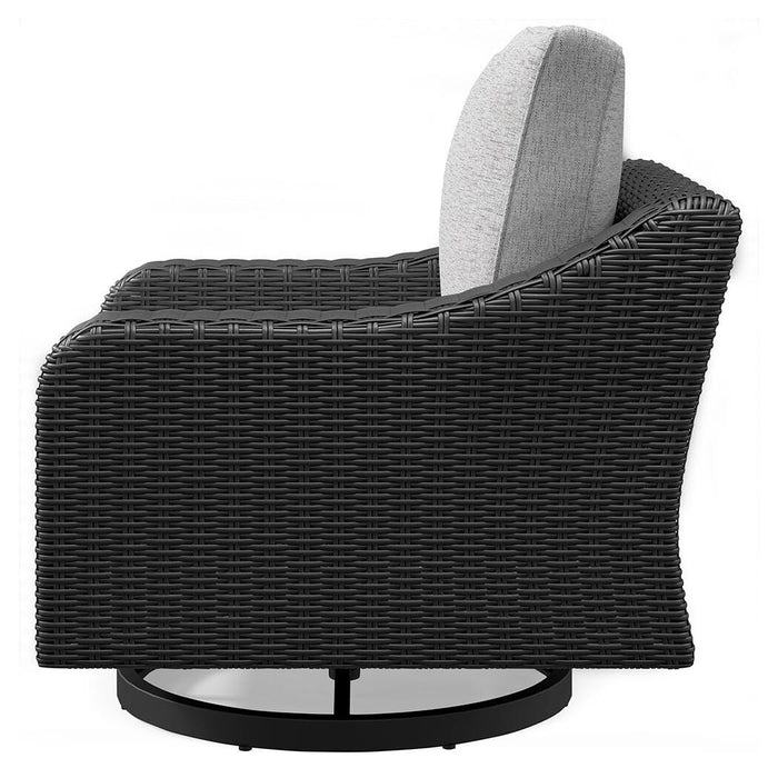 Beachcroft Outdoor Swivel Lounge with Cushion - Casa Morelos / Coahuila Furniture (Oklahoma City, OK)