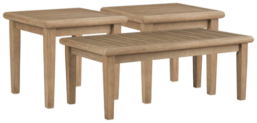 Gerianne Outdoor Occasional Table Set - Casa Morelos / Coahuila Furniture (Oklahoma City, OK)