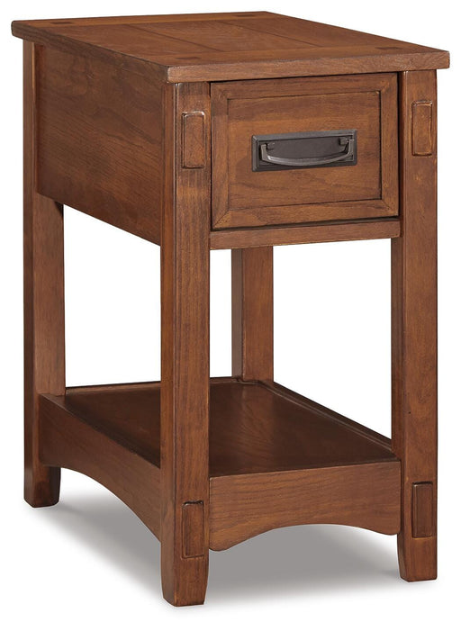 Breegin Chairside End Table - Casa Morelos / Coahuila Furniture (Oklahoma City, OK)