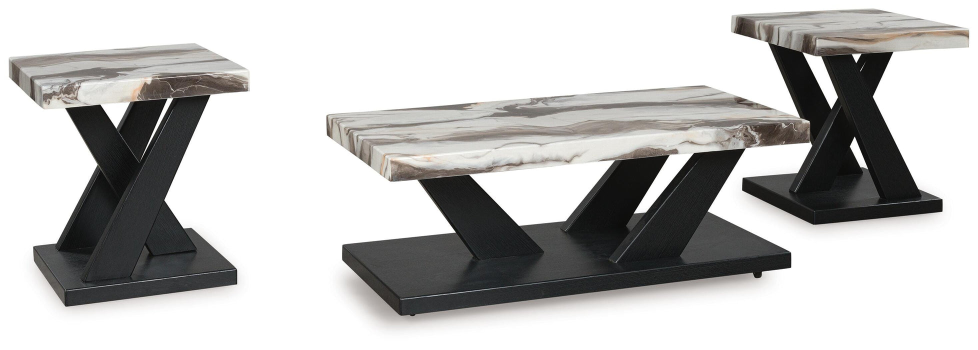 Cendill Table (Set of 3) - Casa Morelos / Coahuila Furniture (Oklahoma City, OK)