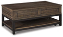 Johurst Coffee Table with Lift Top - Casa Morelos / Coahuila Furniture (Oklahoma City, OK)