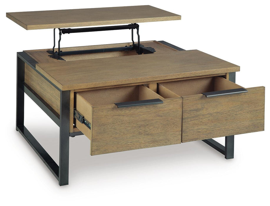 Montia Lift-Top Coffee Table - Casa Morelos / Coahuila Furniture (Oklahoma City, OK)