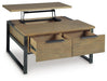 Montia Lift-Top Coffee Table - Casa Morelos / Coahuila Furniture (Oklahoma City, OK)