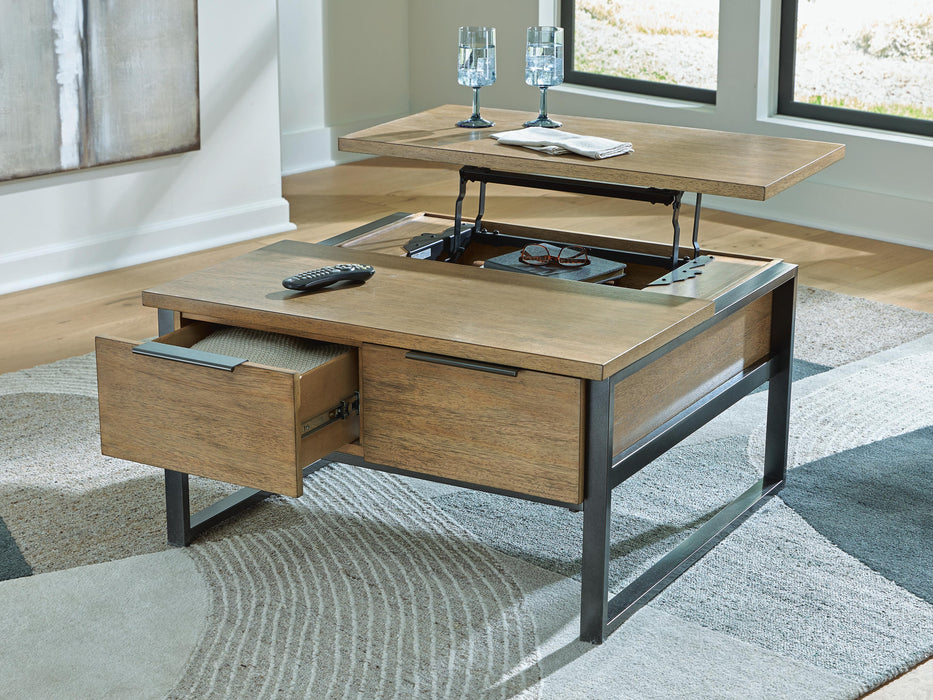 Montia Lift-Top Coffee Table - Casa Morelos / Coahuila Furniture (Oklahoma City, OK)
