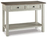 Bolanburg Sofa/Console Table - Casa Morelos / Coahuila Furniture (Oklahoma City, OK)