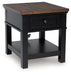 Wildenauer End Table - Casa Morelos / Coahuila Furniture (Oklahoma City, OK)