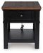 Wildenauer End Table - Casa Morelos / Coahuila Furniture (Oklahoma City, OK)