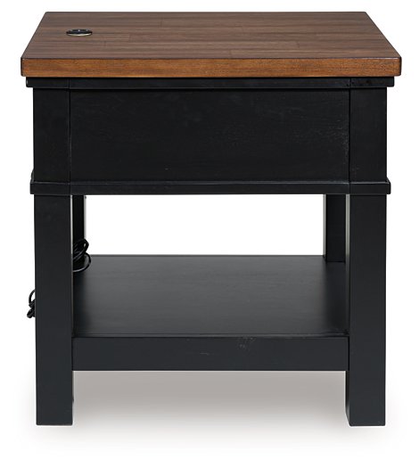 Wildenauer End Table - Casa Morelos / Coahuila Furniture (Oklahoma City, OK)