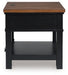 Wildenauer End Table - Casa Morelos / Coahuila Furniture (Oklahoma City, OK)