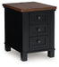 Wildenauer Chairside End Table - Casa Morelos / Coahuila Furniture (Oklahoma City, OK)